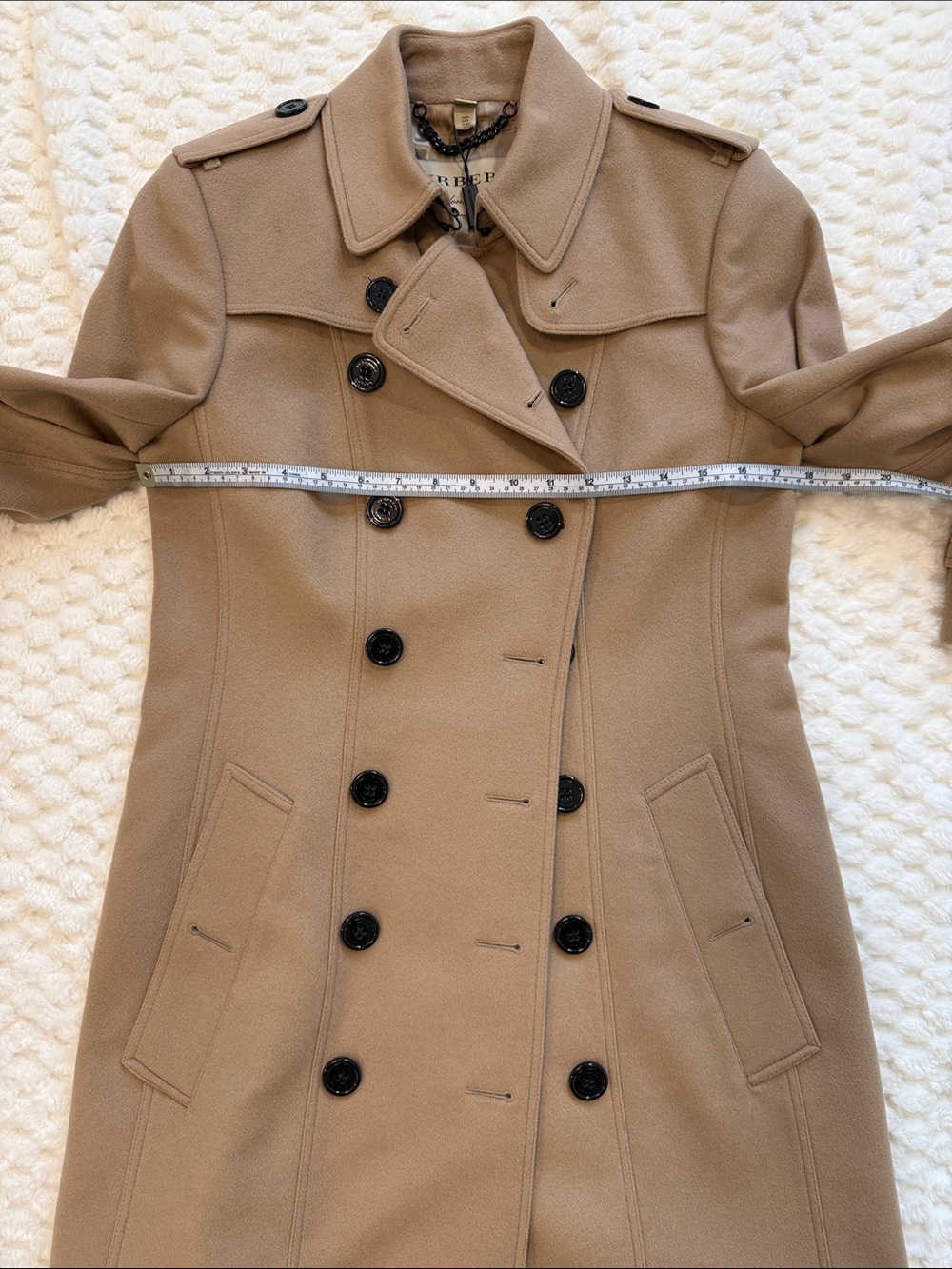 Burberry Queensbury Women’s Wool and Cashmere Coat-Size 6-Authentic-NWT - Picture 10 of 13
